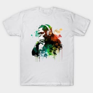 DJ Chimpanzee Funny T-Shirt